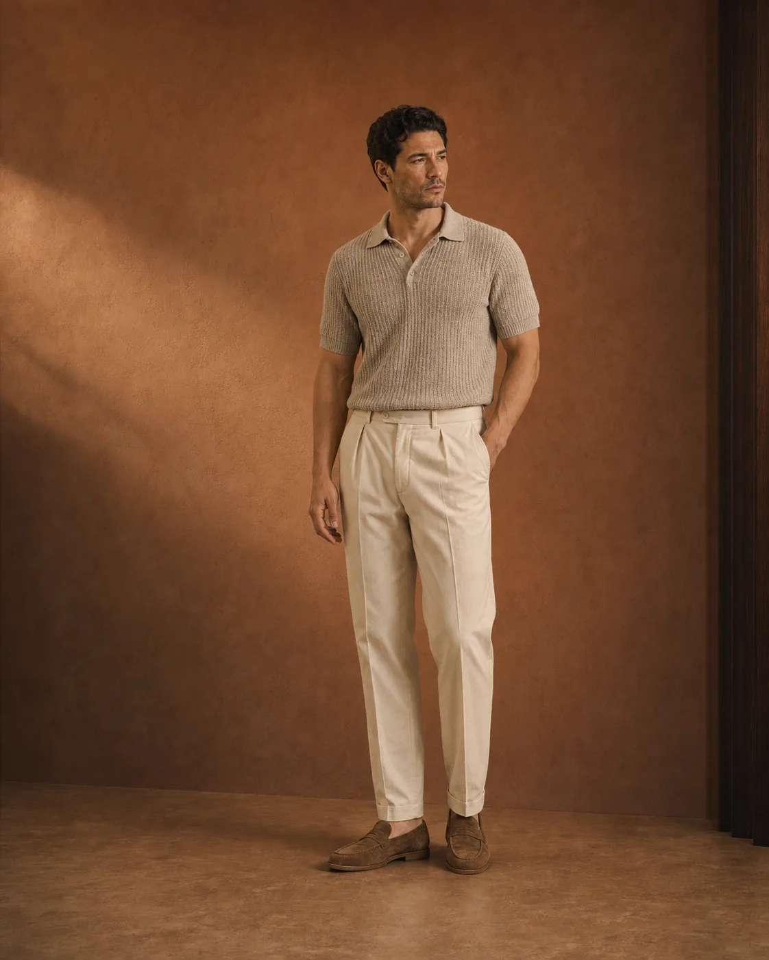 A finished outfit worn with confidence